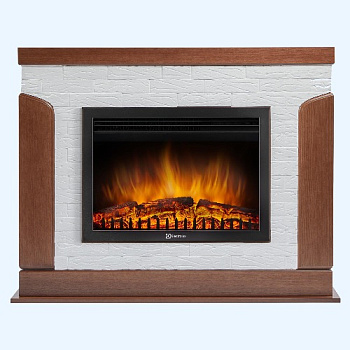 Prestigio 25 камень белый шпон дуб (1524182) Firelight Портал